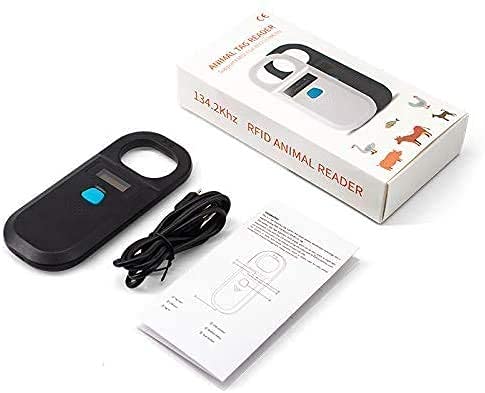 Rechargeable RFID Pet Microchip Scanner with Animal ID Reader