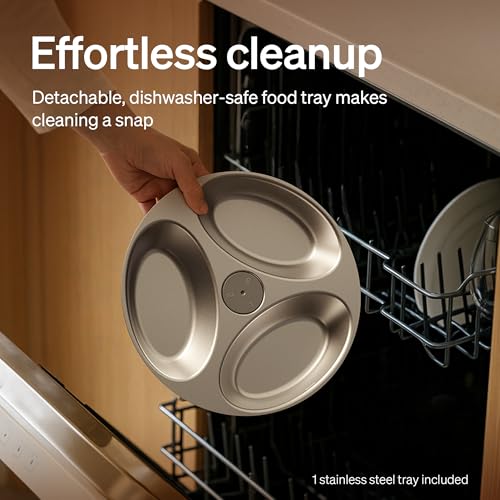 Refrigerated Automatic Cat Feeder with Stainless Steel Bowl