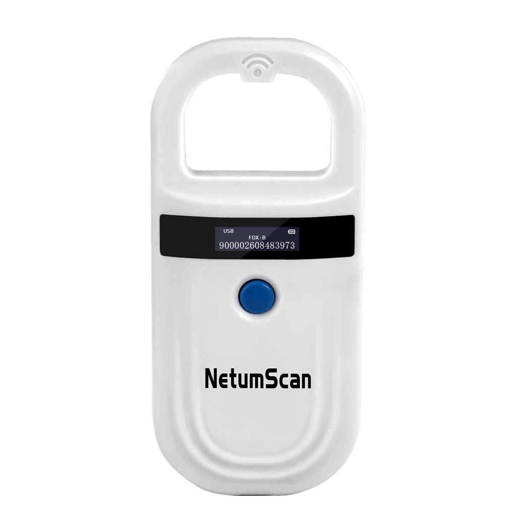 Bluetooth Pet Microchip Scanner with RFID Animal ID Reader