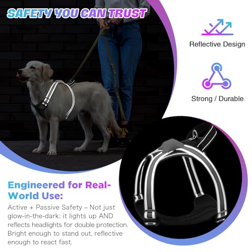 Light Up Dog Harness Led Dog Harness