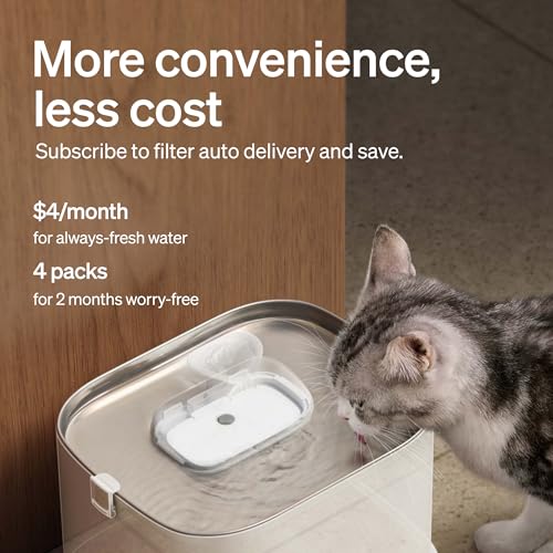 Cordless Smart Pet Water Fountain with App Monitoring