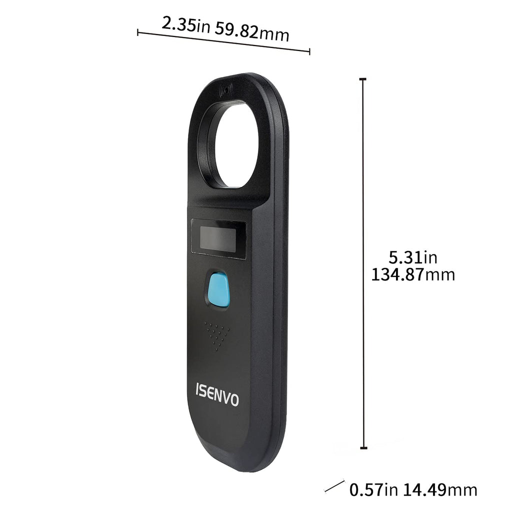 Rechargeable RFID Pet Microchip Scanner with Animal ID Reader