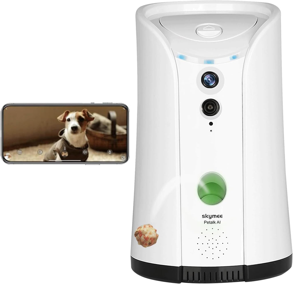 SKYMEE Dog Camera Treat Dispenser