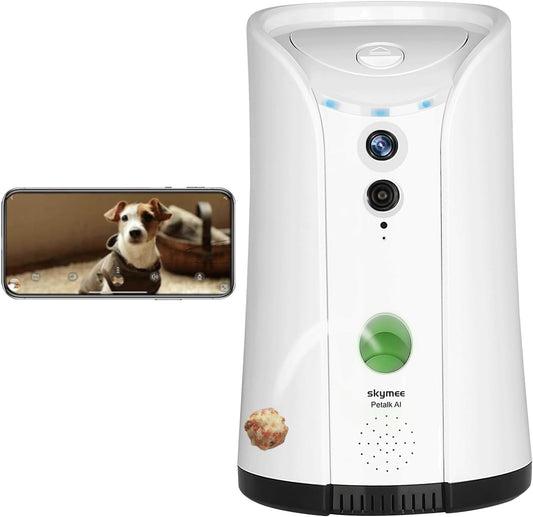 SKYMEE Dog Camera Treat Dispenser