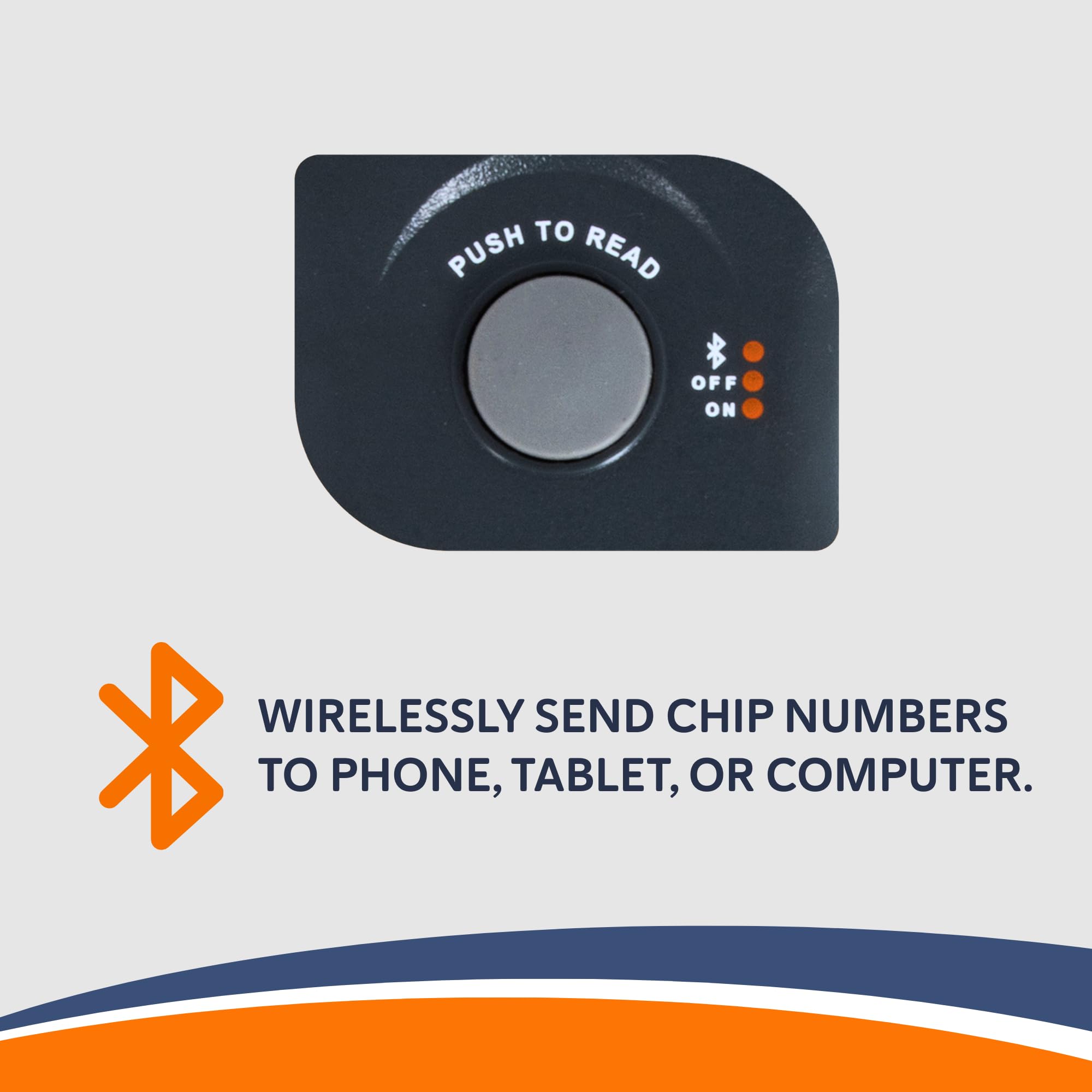 Universal Pet Microchip Scanner with Bluetooth and LCD Display