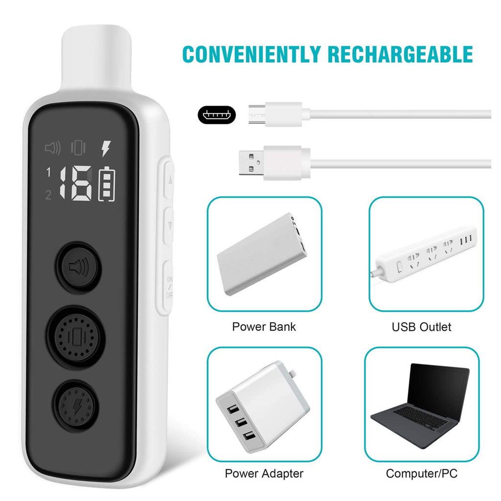 Waterproof Dog Training Collar with Beep Vibration and Remote Control