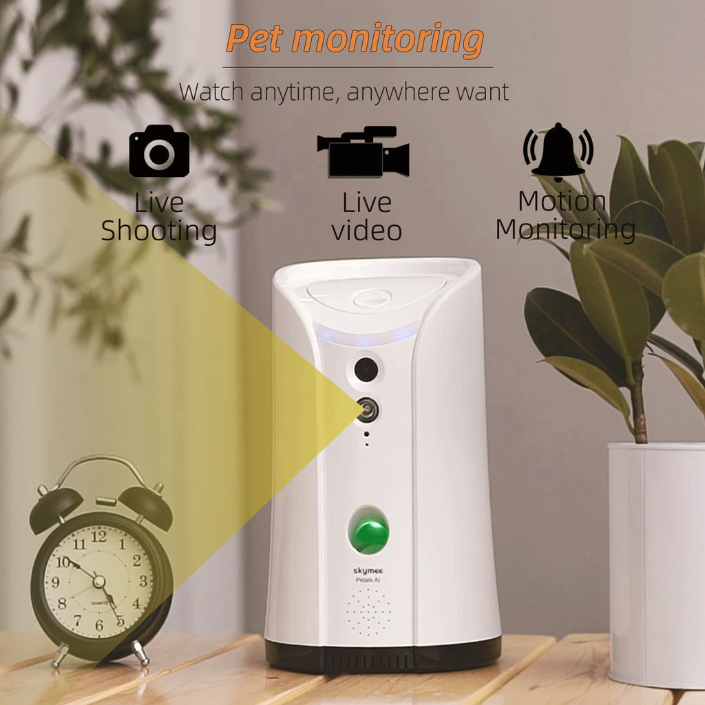 SKYMEE Dog Camera Treat Dispenser