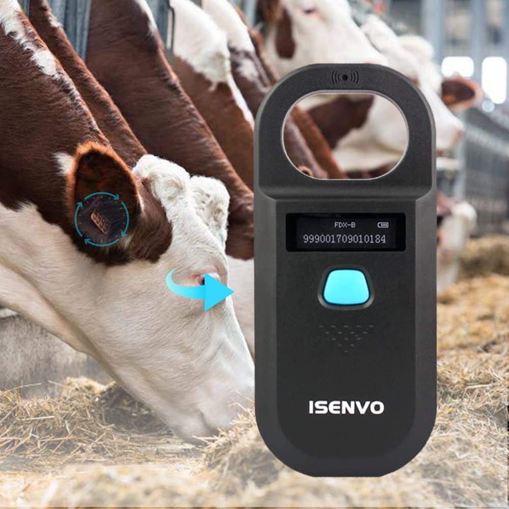 Rechargeable RFID Pet Microchip Scanner with Animal ID Reader