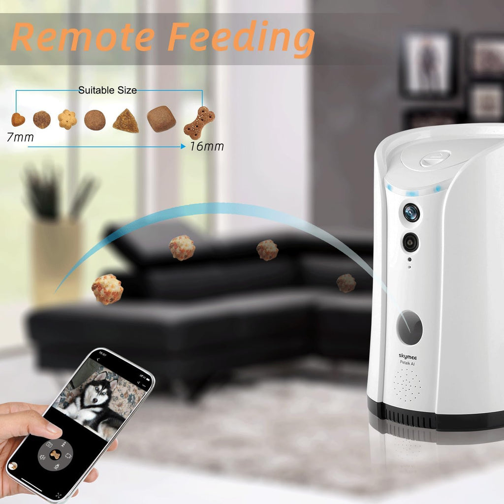 SKYMEE Dog Camera Treat Dispenser