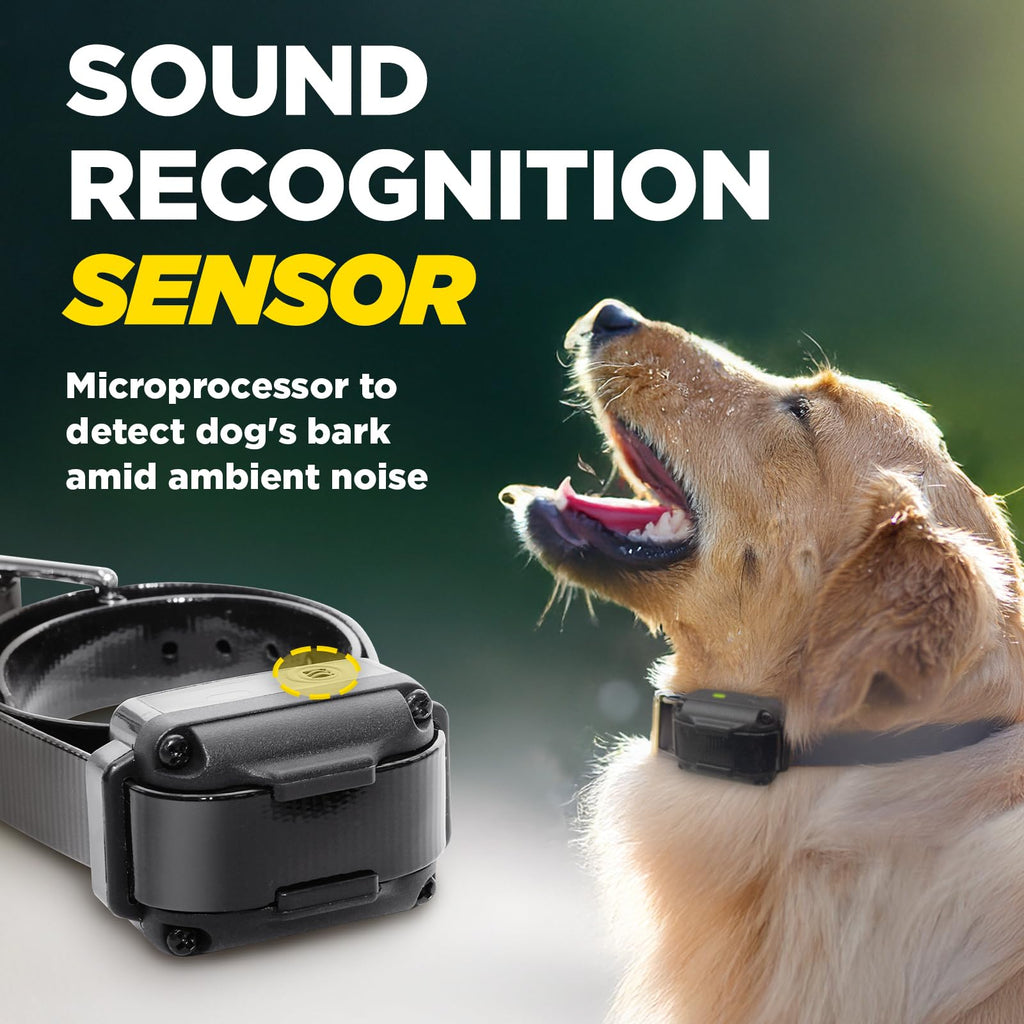 Rechargeable Vibration Anti Bark Dog Collar with Precision Sensor