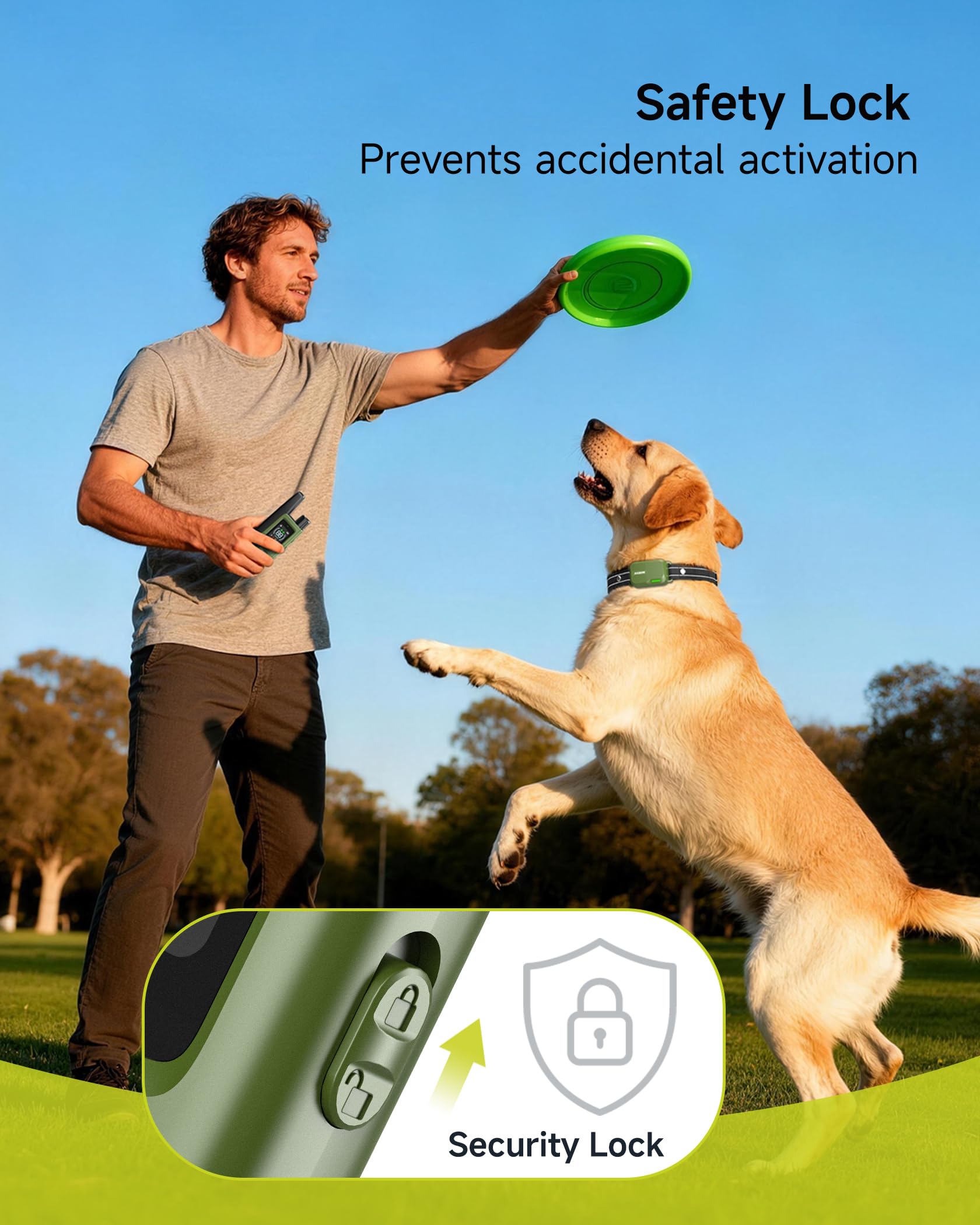 Waterproof Dog Training Collar with Remote and 4 Training Modes