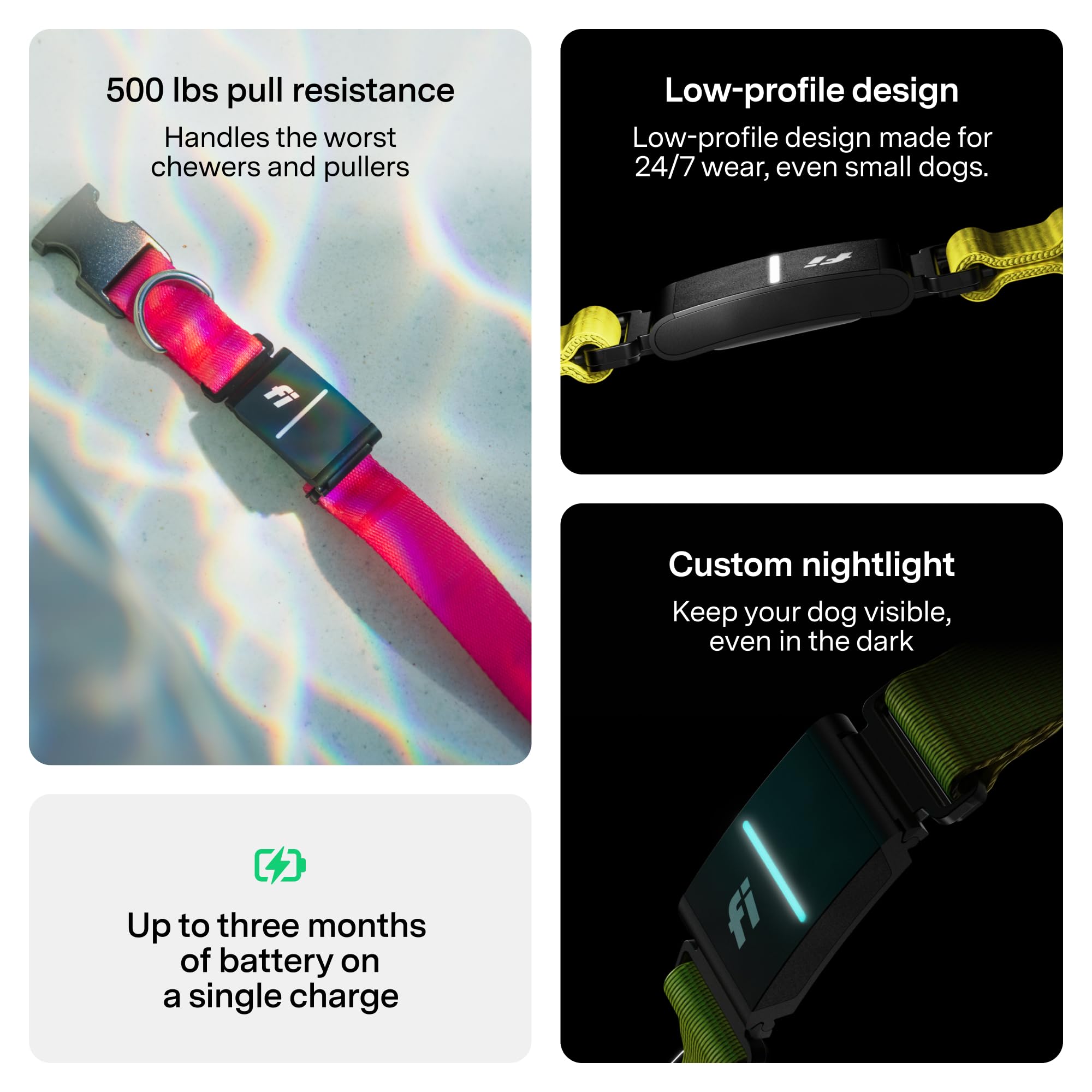 Smart GPS Dog Tracker Collar with Health and Behavior Monitoring