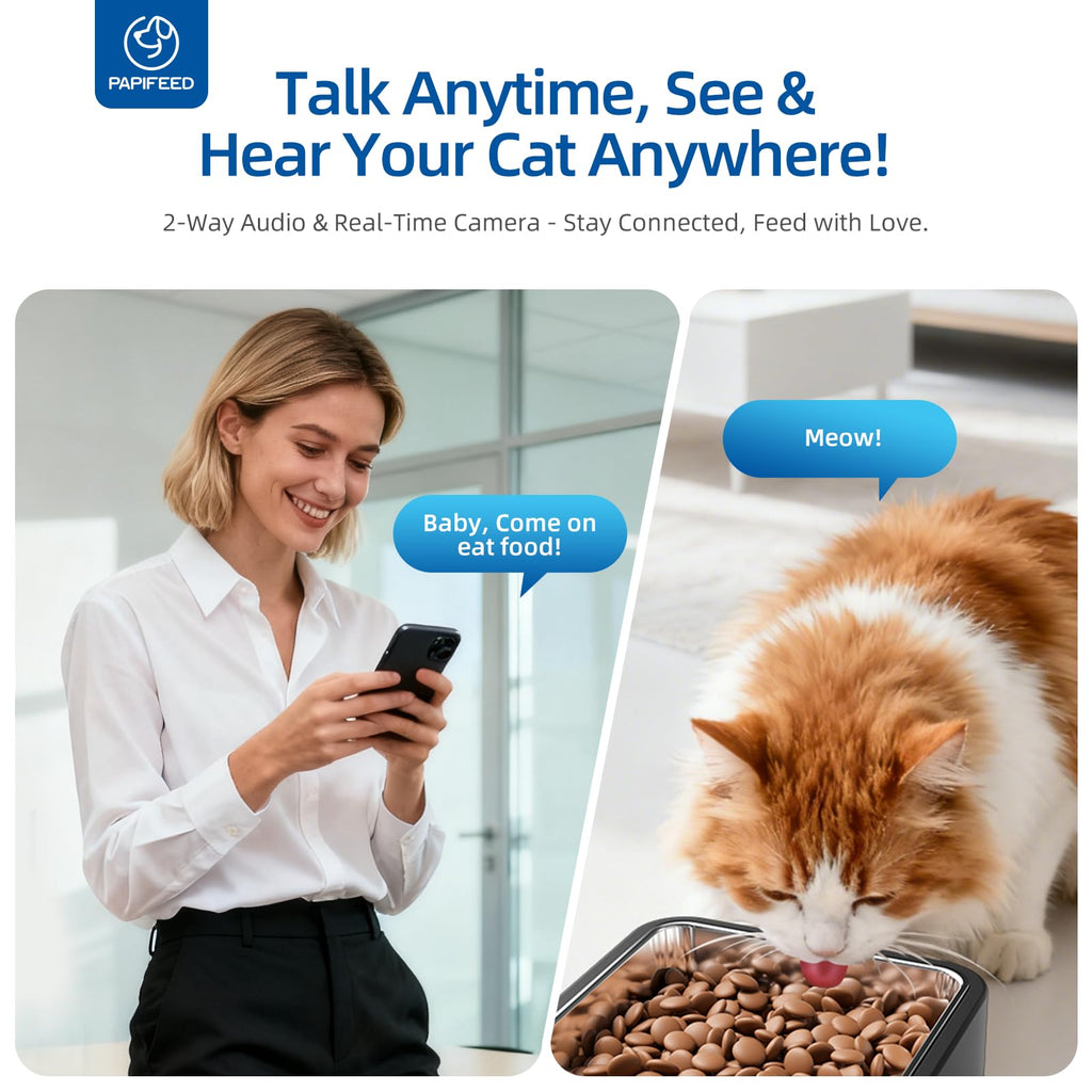 PAPIFEED Automatic Cat Feeder