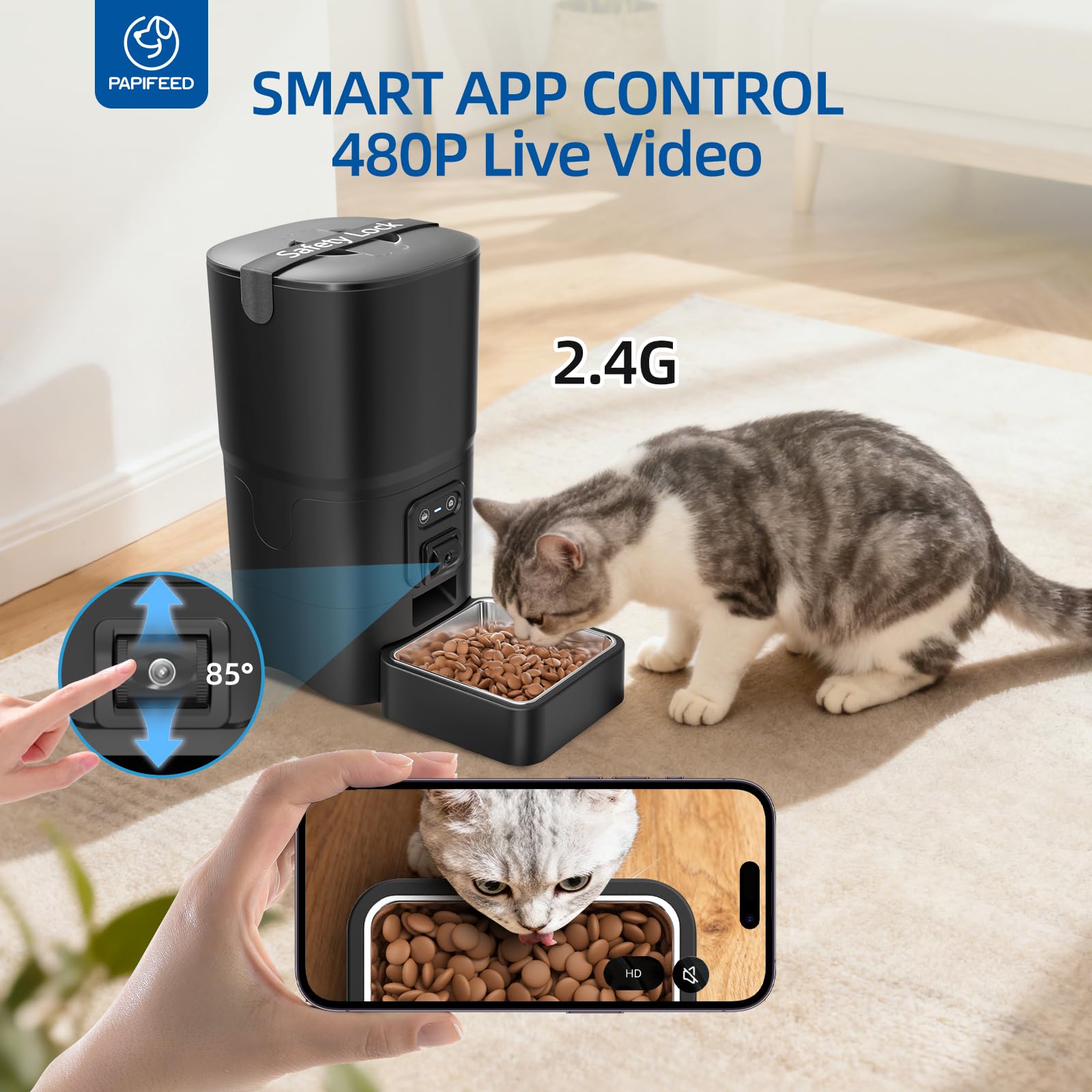 PAPIFEED Automatic Cat Feeder