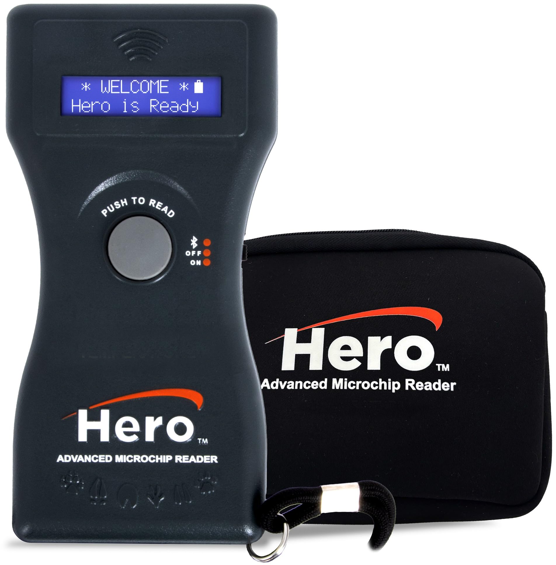 Universal Pet Microchip Scanner with Bluetooth and LCD Display