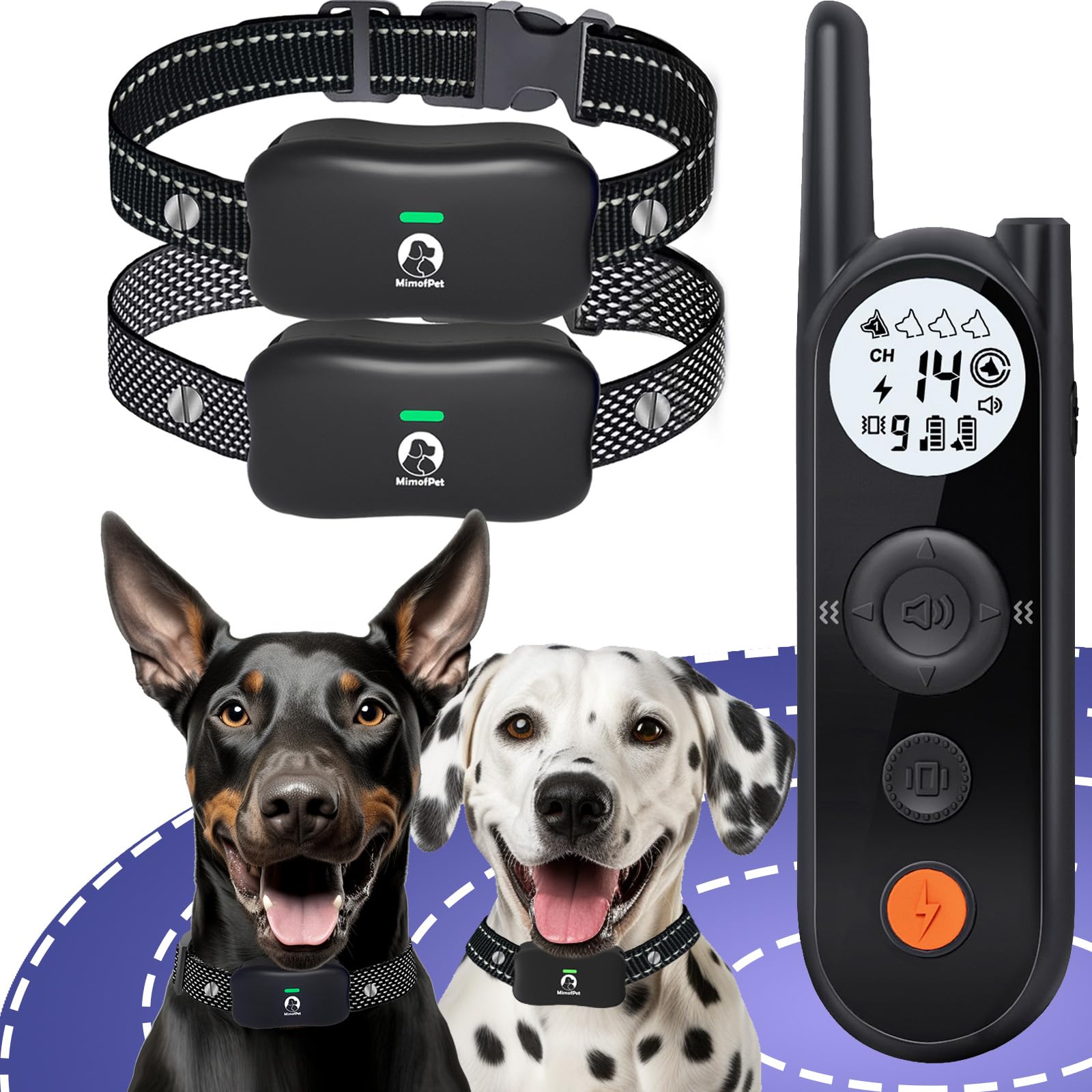 Wireless Dog Fence with Training Collar and Remote Control System