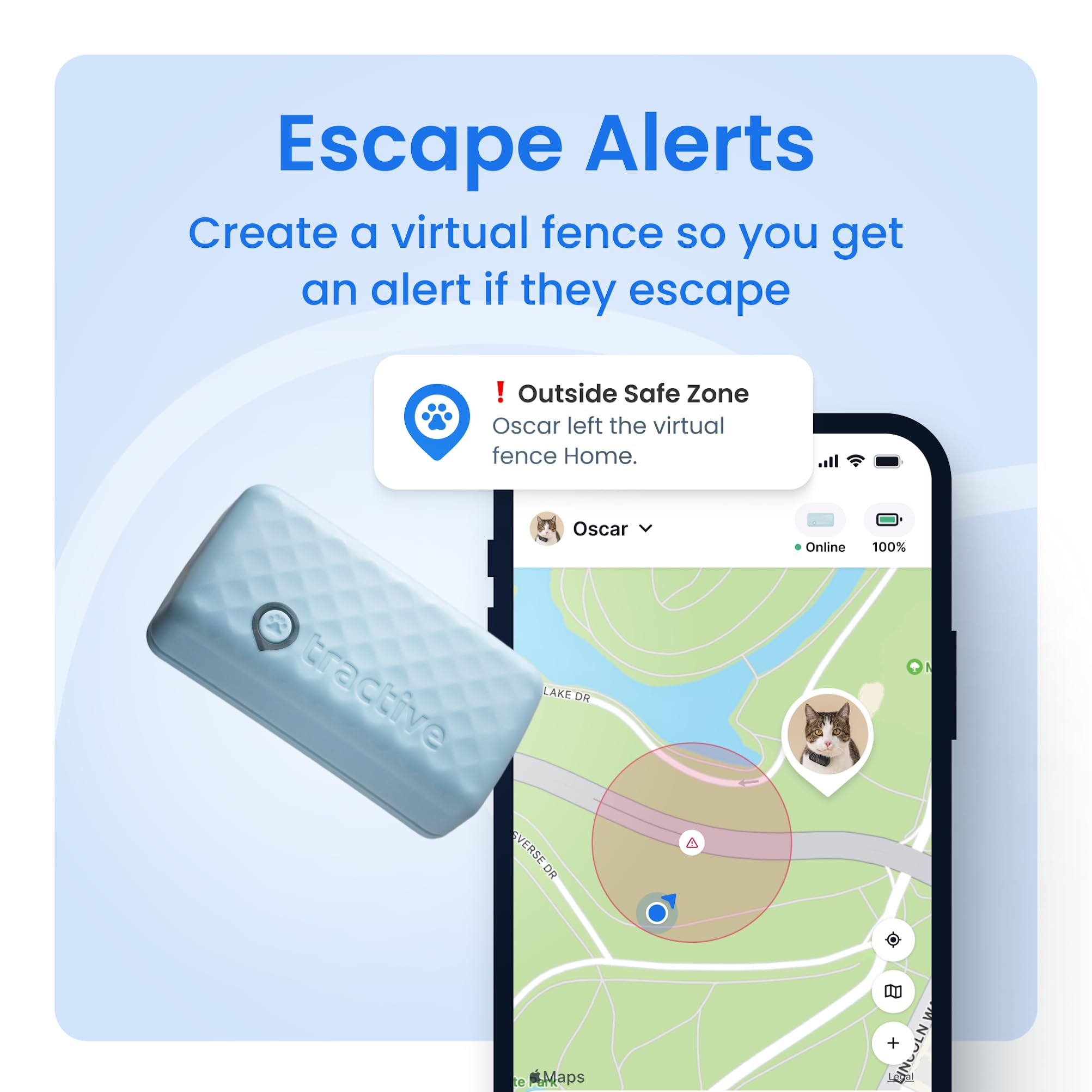 Smart GPS Pet Tracker with Real-Time Location Monitoring