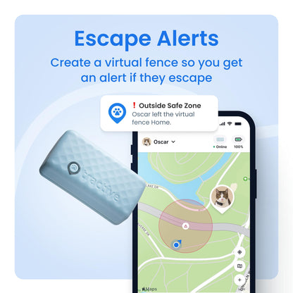 Smart GPS Pet Tracker with Real-Time Location Monitoring