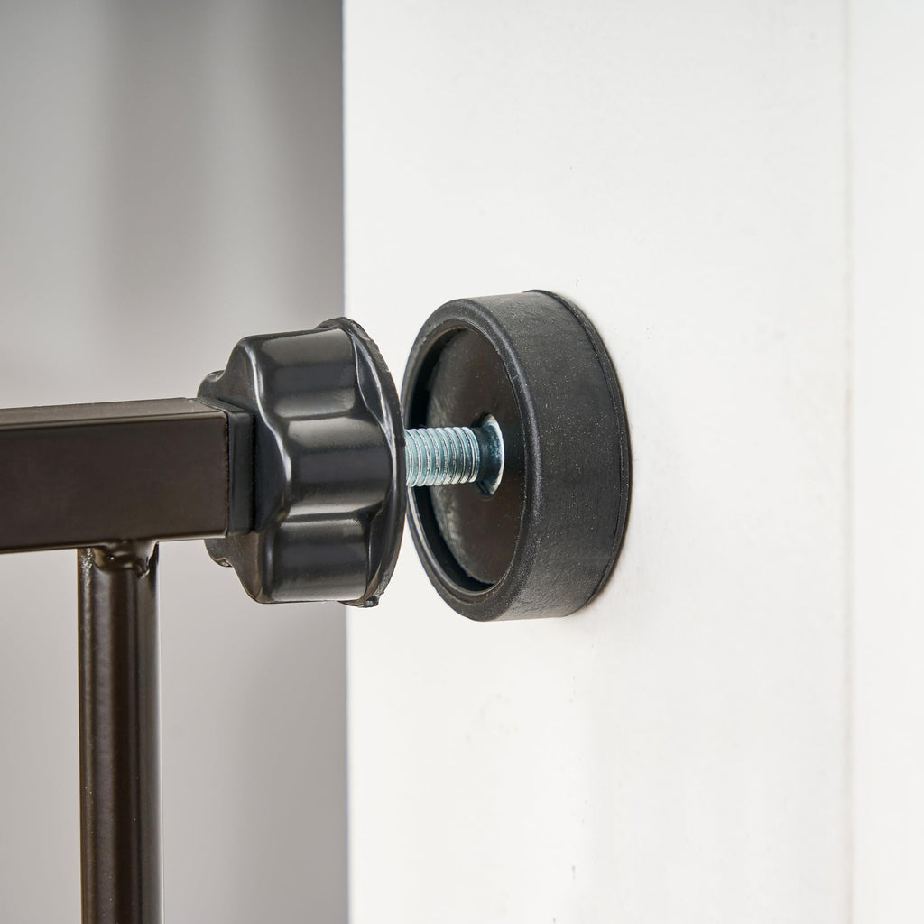 Extra Wide Walk Through Pet Safety Gate with Extension Kit