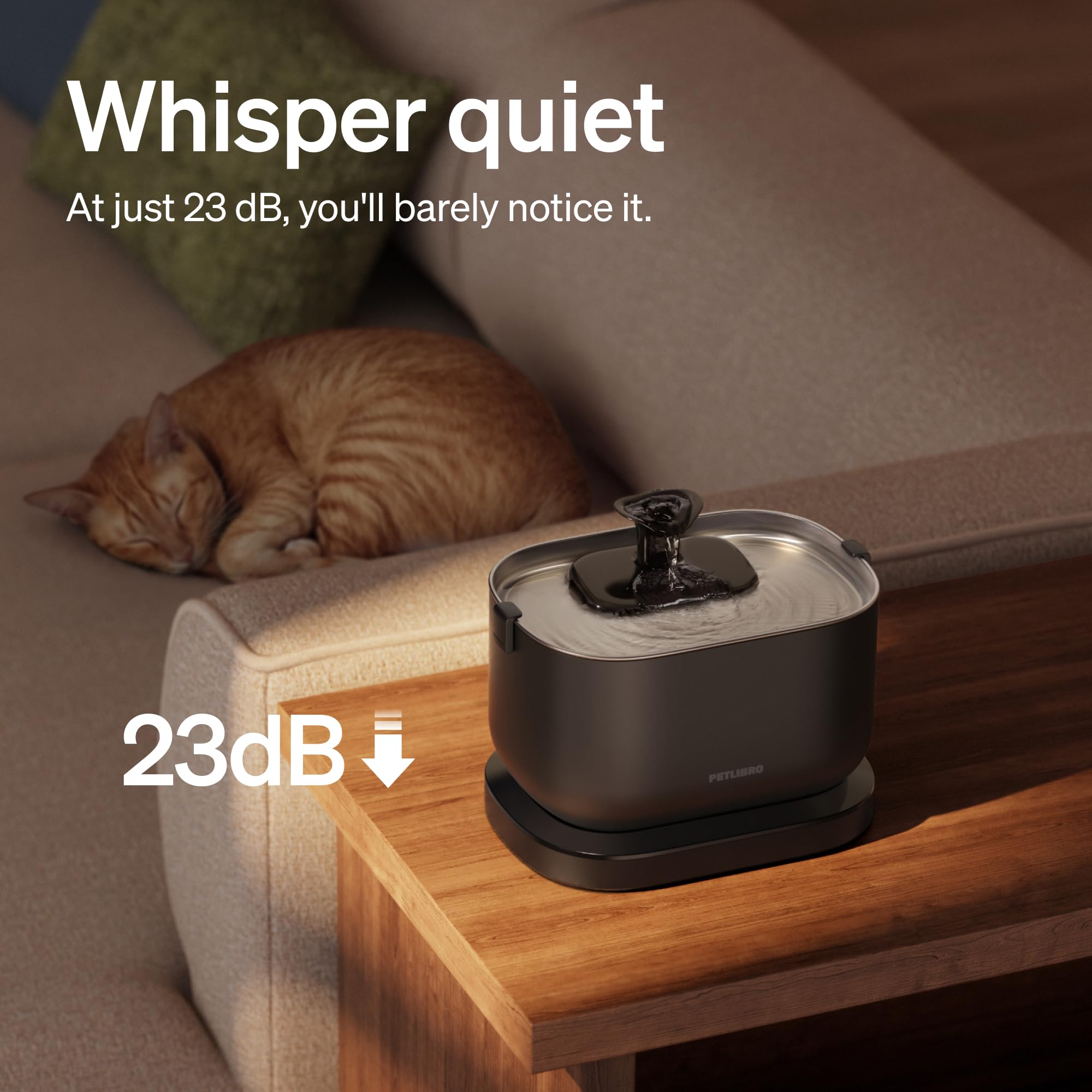 Smart Self Cleaning Litter Box with AI Monitoring and Water Fountain
