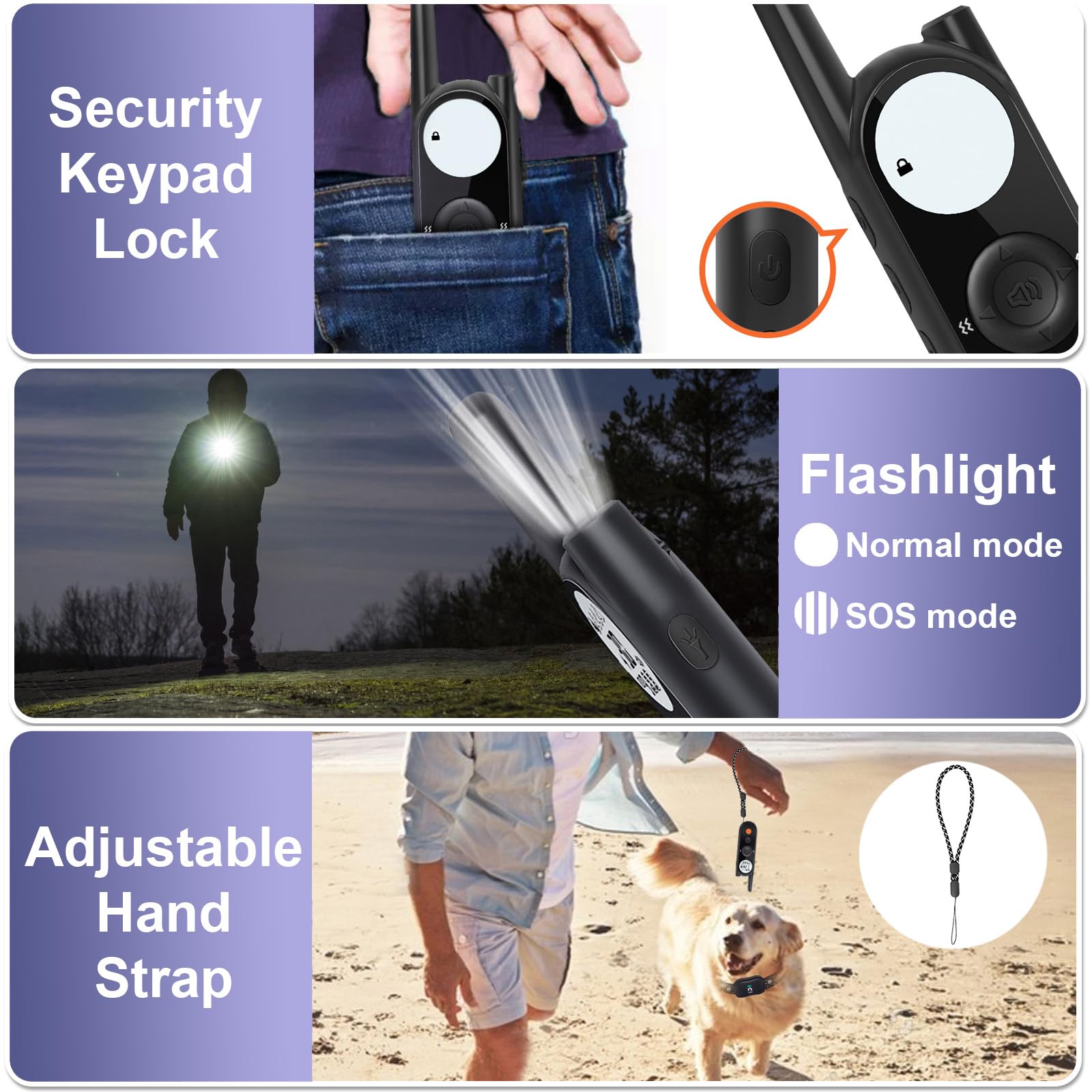 Wireless Dog Fence with Training Collar and Remote Control System