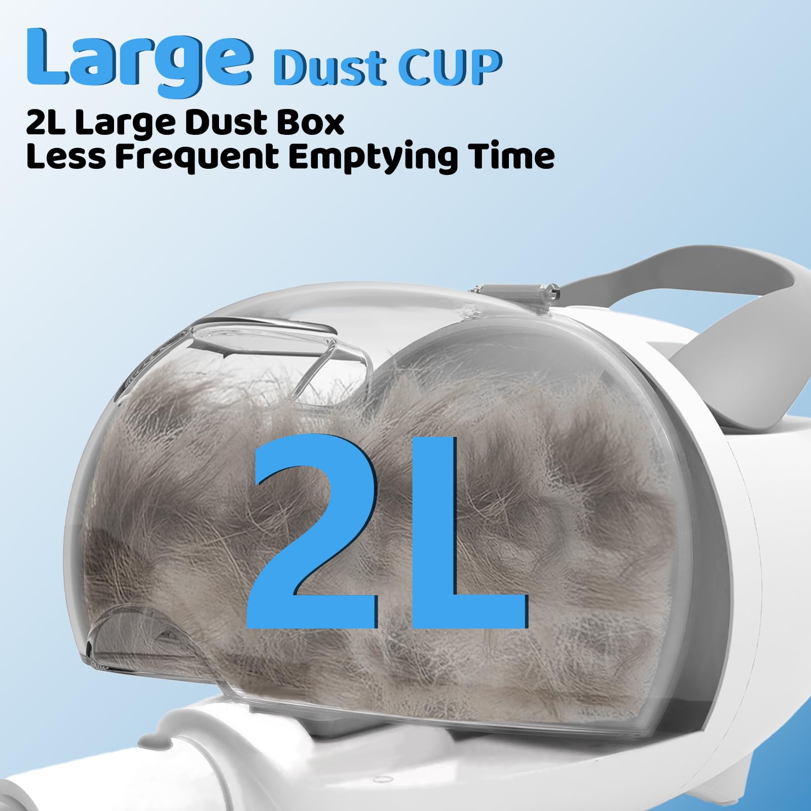 5-in-1 Pet Grooming Vacuum Kit with Clipper and Steam Brush