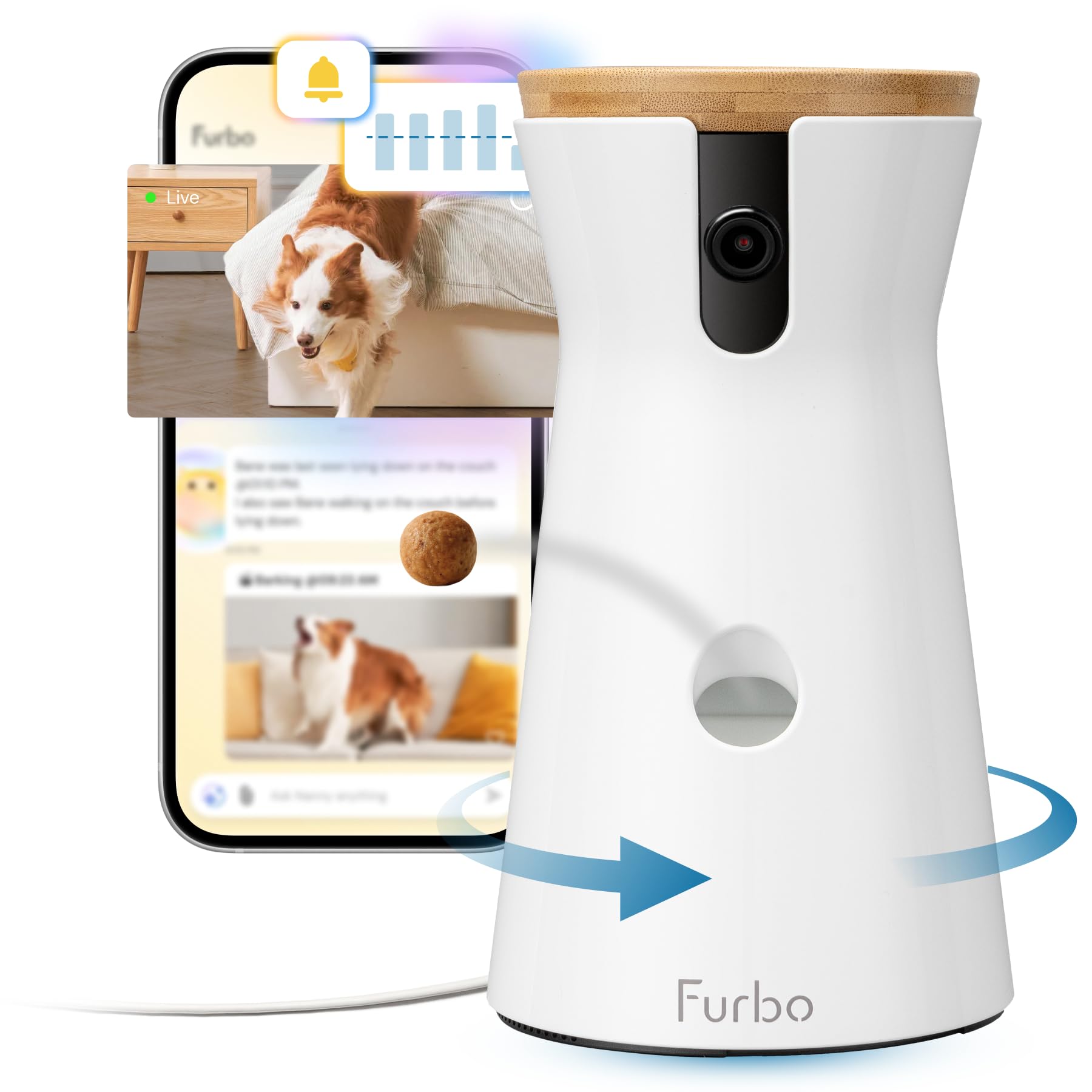 Furbo 360º Pet Camera w/Subscription Required