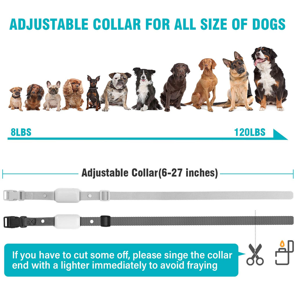 Waterproof Dog Training Collar with Beep Vibration and Remote Control