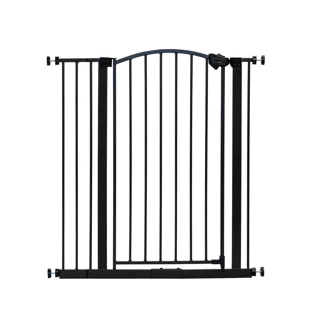 Extra Wide Walk Through Pet Safety Gate with Extension Kit