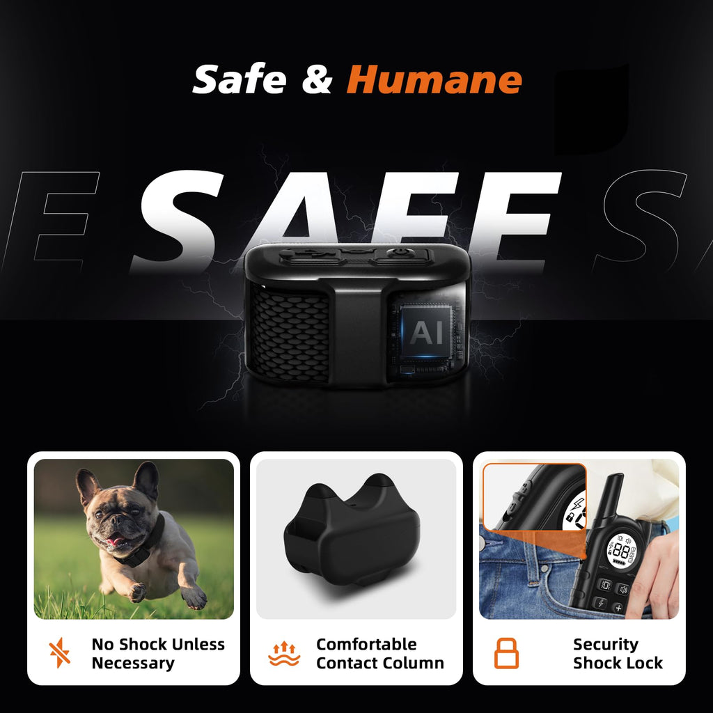 Compact Waterproof Dog Training Collar with Remote Control