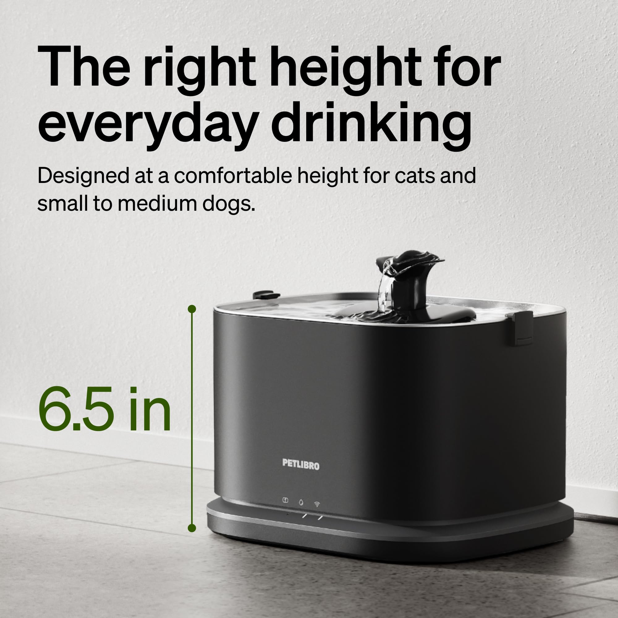 Smart Stainless Steel Pet Water Fountain with WiFi Monitoring