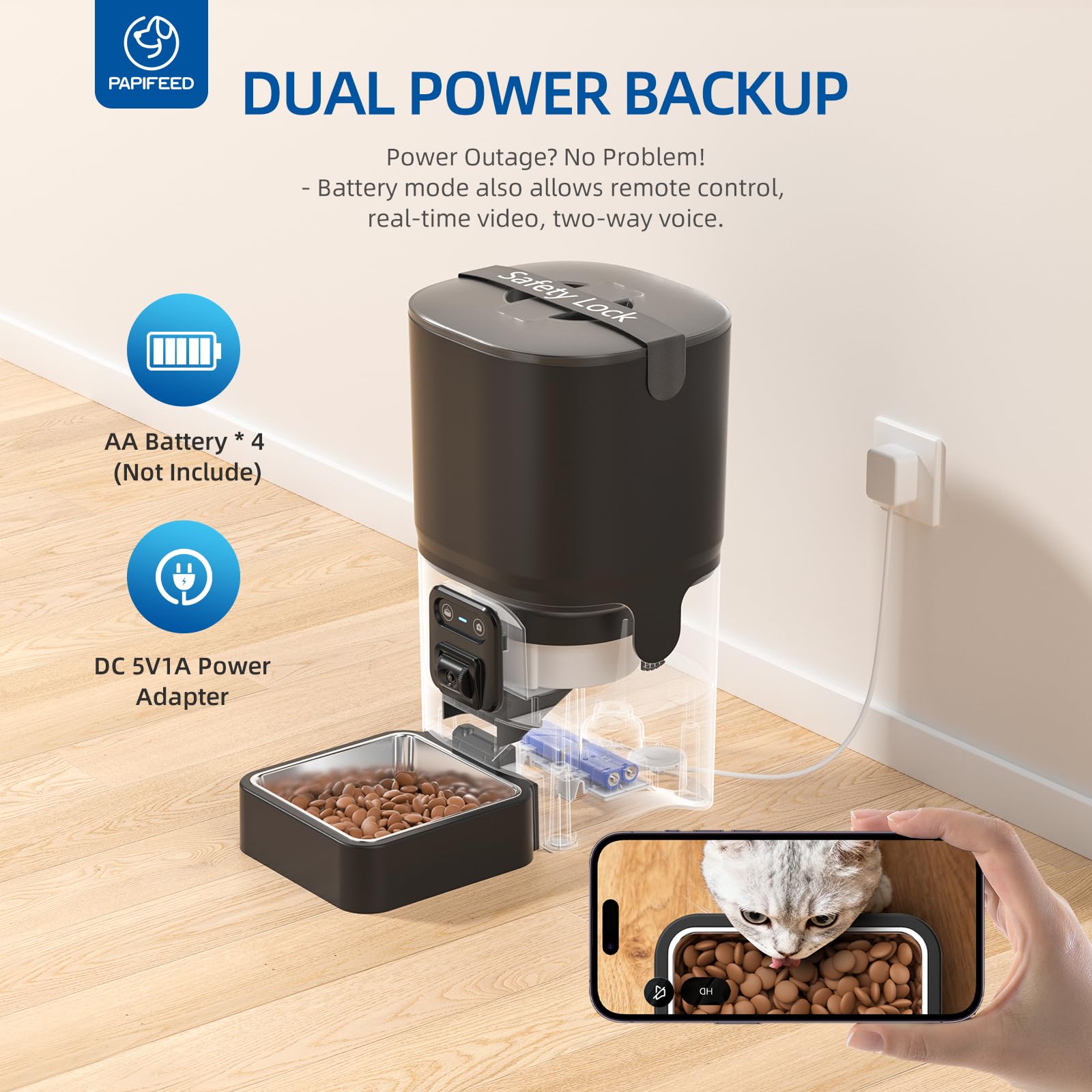 PAPIFEED Automatic Cat Feeder