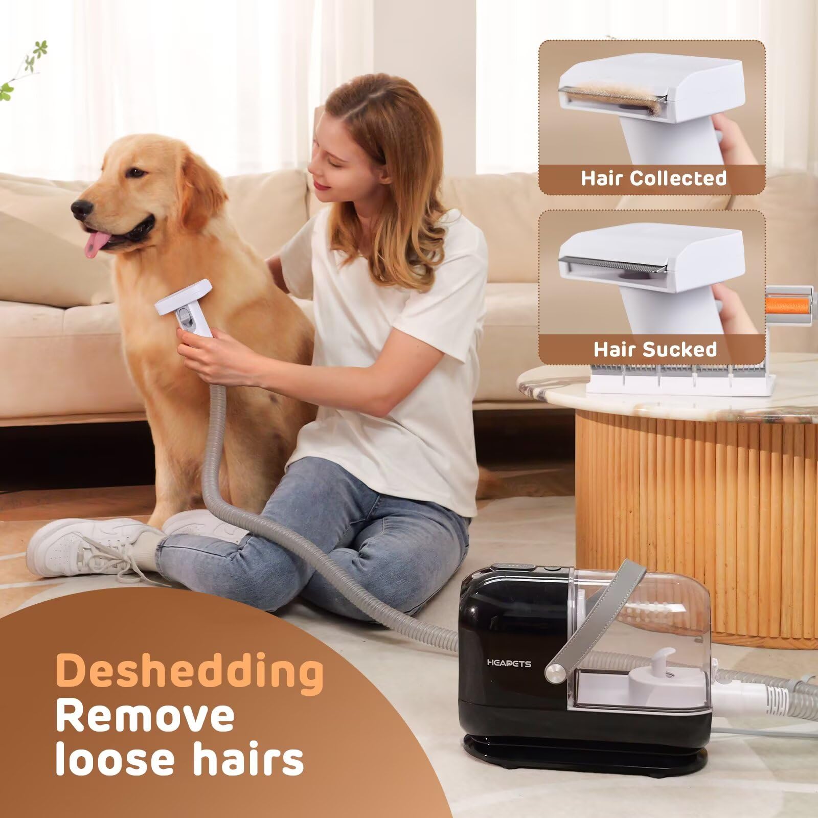 Dog Grooming Vacuum Kit