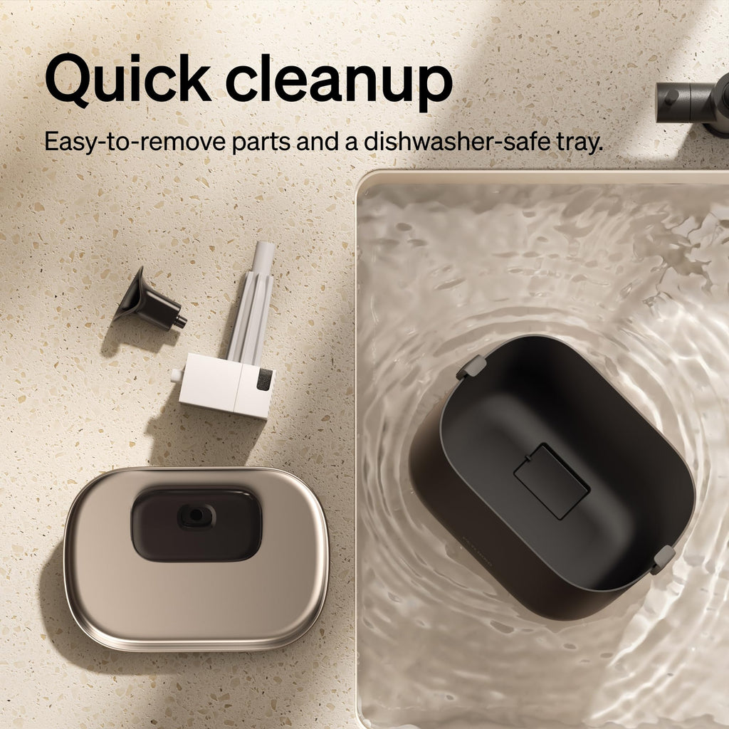 Smart Self Cleaning Litter Box with AI Monitoring and Water Fountain