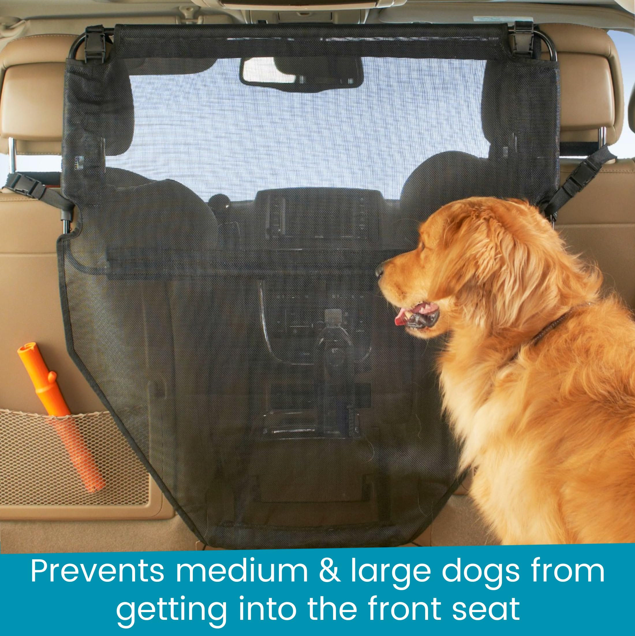 High Road Front Seat Dog Barrier for Car, Truck or SUV