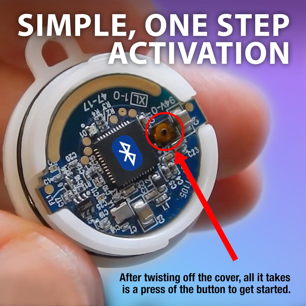 Waterproof Bluetooth Pet Tracker with Lightweight Collar Attachment