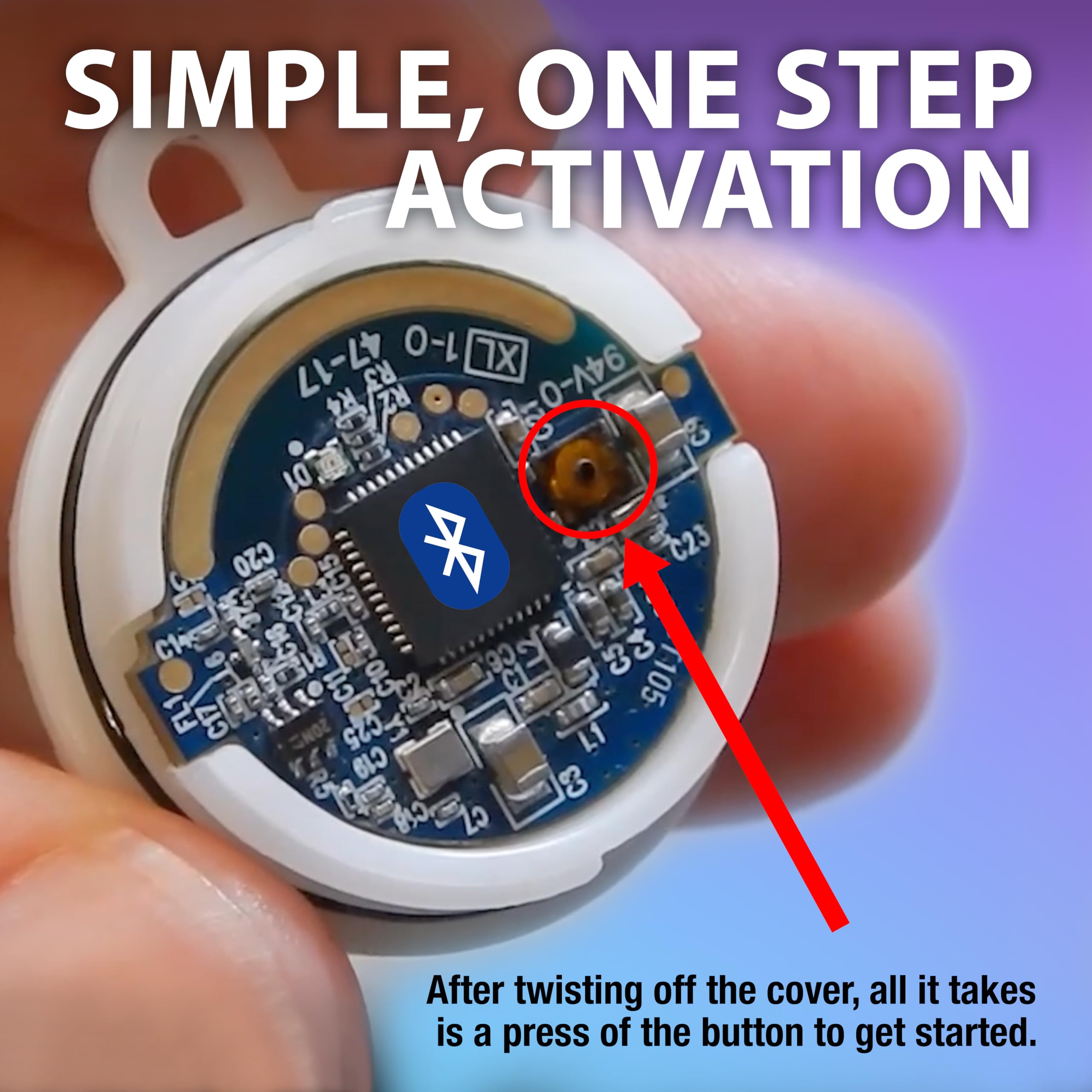 Waterproof Bluetooth Pet Tracker with Lightweight Collar Attachment