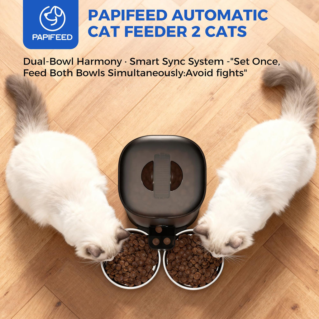 Automatic Cat Feeder for Multiple Pets with 7L Food Capacity