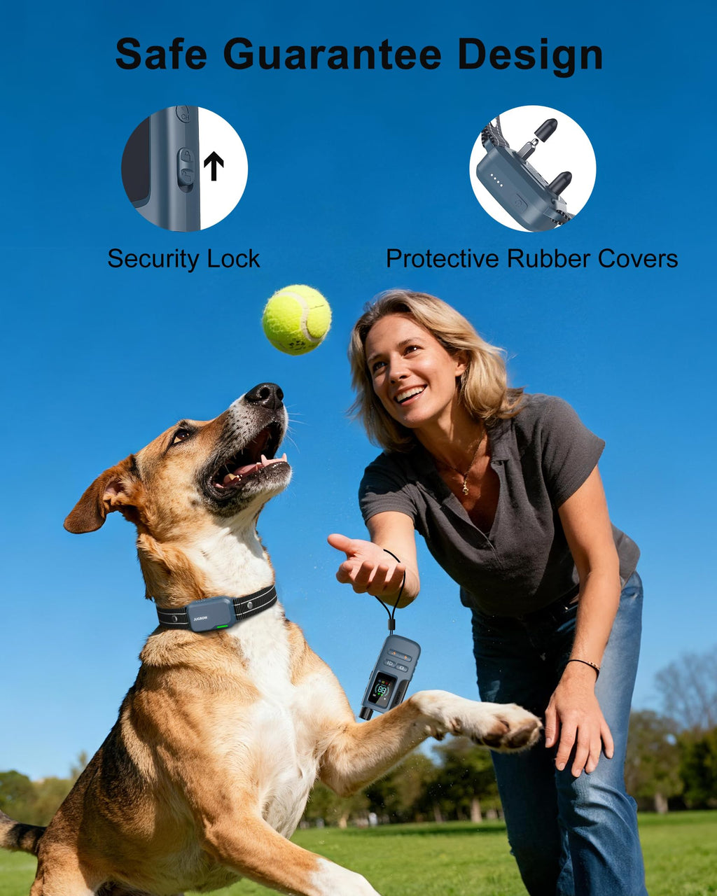 Waterproof Dog Training Collar with Remote and Multiple Training Modes