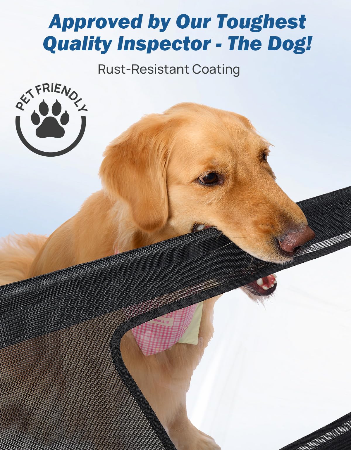 Dog Car Barrier with Removable Window for Vehicle Travel Safety