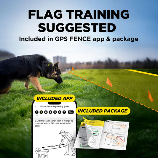 Wireless GPS Dog Fence with Smart Guidance and Training Collar