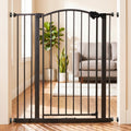 Extra Wide Walk Through Pet Safety Gate with Extension Kit