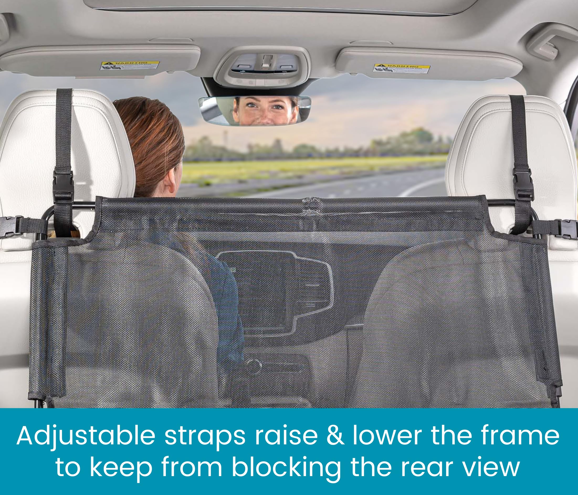 High Road Front Seat Dog Barrier for Car, Truck or SUV